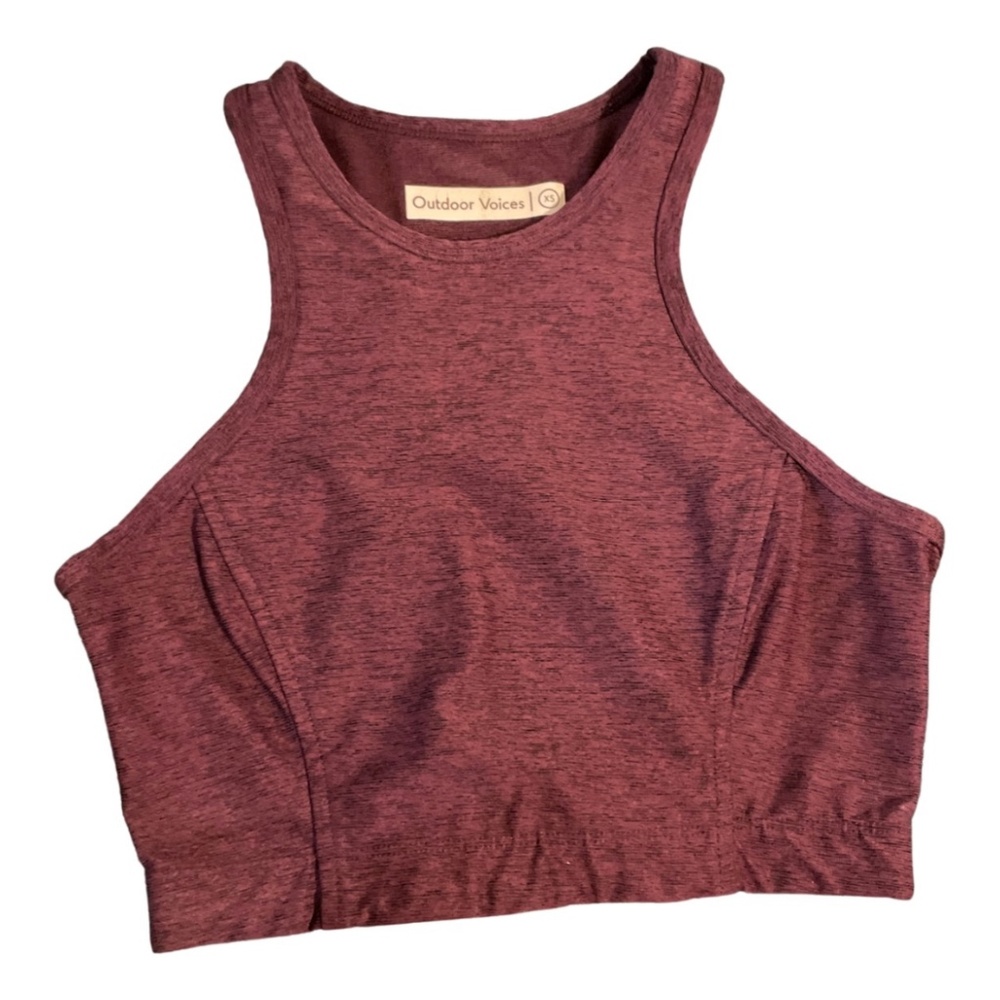 Outdoor voices cropped workout top